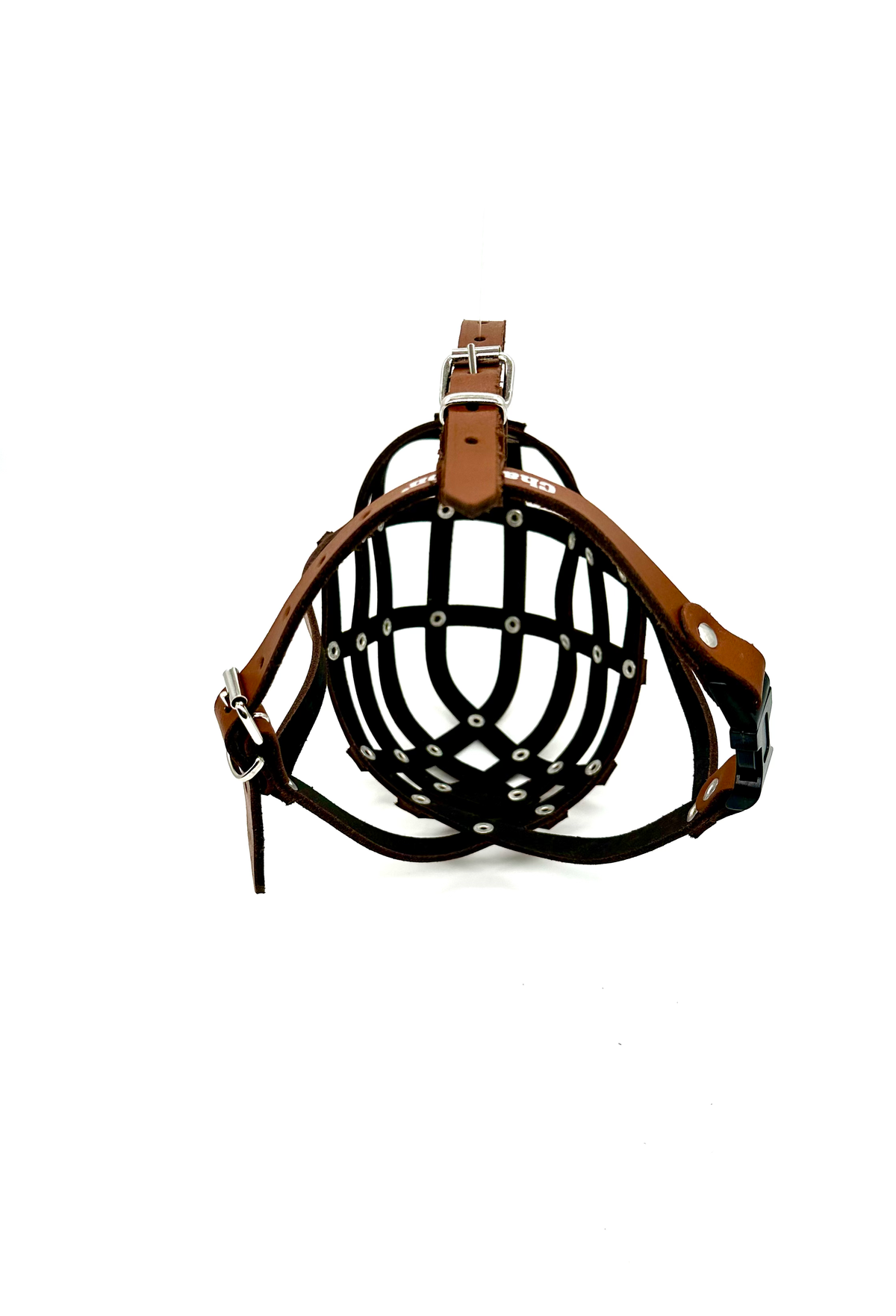 leather dog muzzle
