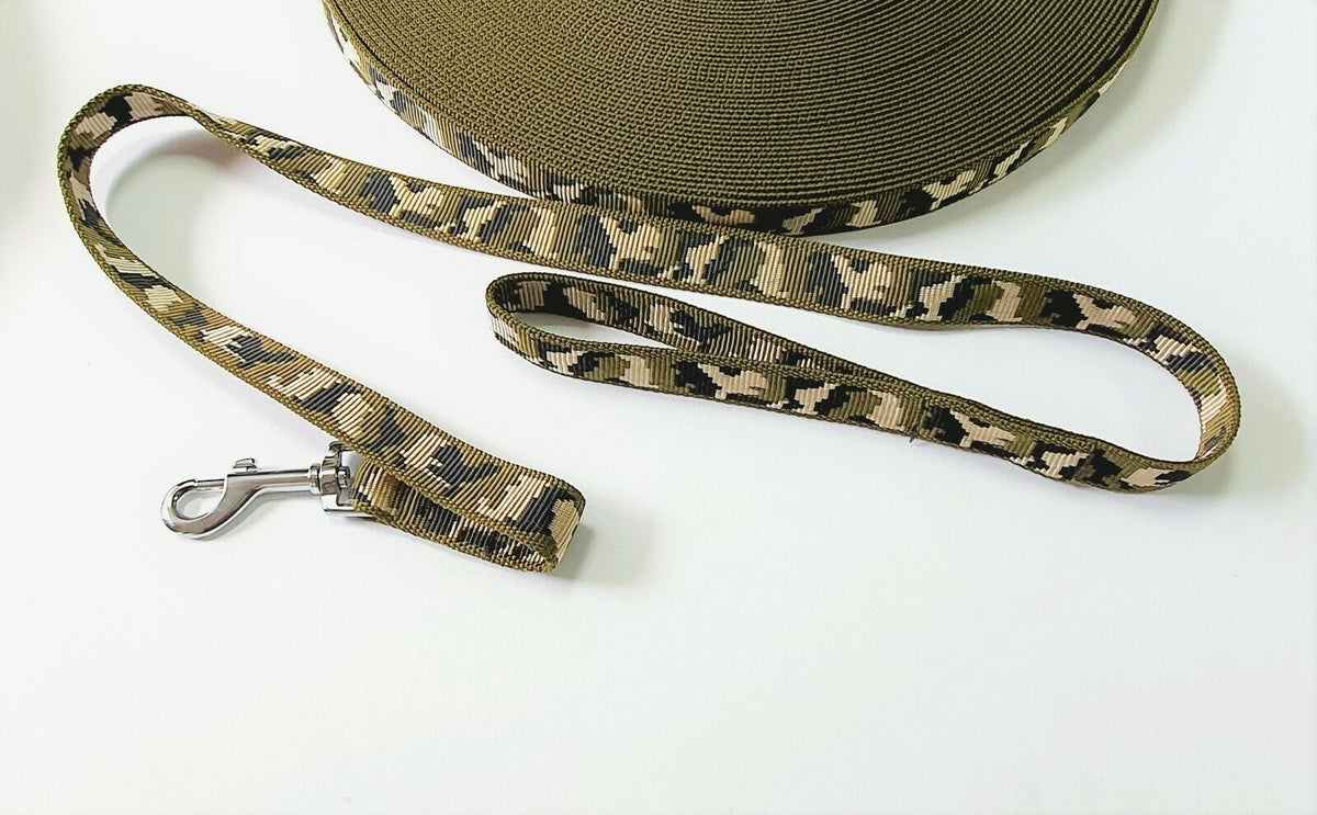 camo dog lead