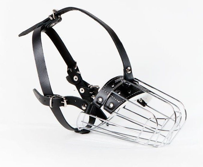 metal dog muzzle