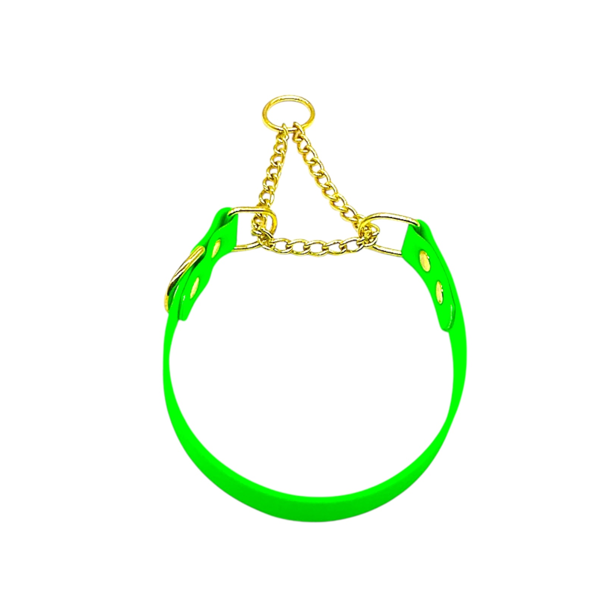 L&J Pets UK Martingale Dog Collar & Lead Set | Waterproof & Odour Proof | BioThane Webbing | Solid Brass Chain | Made in UK