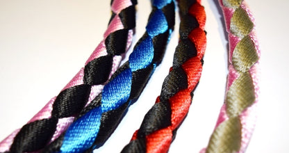 plaited nylon dog lead