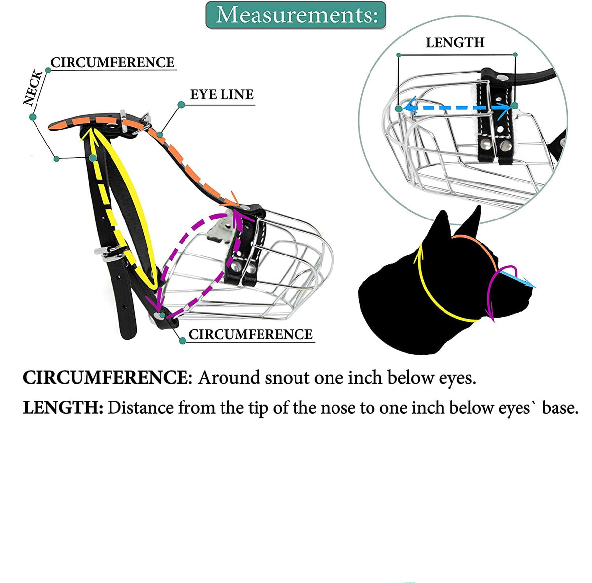 metal dog muzzle